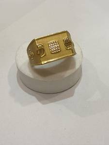 Anillo Geométrico de Latón Chapado en Oro para Hombre, Joyería de Moda de Lujo, Regalo para Fiestas, Producto Hecho a Mano al por Mayor - Product Image 2