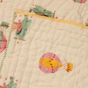 Nouvel Arrivage 2026 Couette Bébé Réversible en Coton Doux Imprimé Bob, Anti-allergène, Respirante, Faite à la Main, Refroidissante et Écologique pour la Maison - Product Image 1