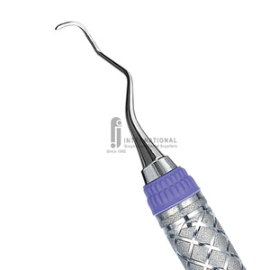 F.J.INTERNATIONAL FJI-9981 คีร์เร็ตแบบยาว 3/4 นิ้ว สำหรับฟันกรามหลัง ด้ามจับสองด้าน ออกแบบตามหลักสรีรศาสตร์ สำหรับงานทันตกรรม - Product Image 6