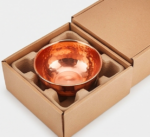 Cuenco de cobre pulido hecho a mano, diseño tradicional chino, plato para servir comida, cuencos metálicos para regalo, utensilios de cocina - Product Image 6