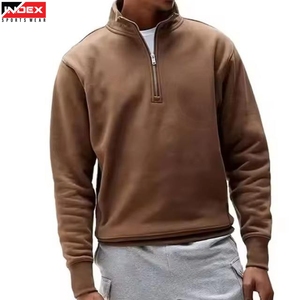 เสื้อสเวตเชิ้ตผู้ชายแบบลำลองหรูหรา คอซิป แขนยาว ทรงทันสมัย สไตล์ฤดูหนาว - Product Image 1