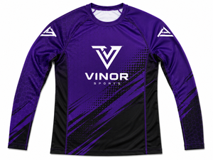 Maillots de compression à manches longues respirants et à séchage rapide de haute qualité avec logo personnalisé pour hommes, kits de conception MMA, détection par aiguille - Product Image 1