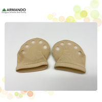 Calcetines de media suela OEM para danza, de malla y gamuza, estilo cinco dedos, para calzado de giro, con logotipo personalizado, para danza lírica y contemporánea, del fabricante