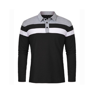Chemise Homme Personnalisée à Manches Longues en Coton Tricoté Respirant 100% pour Golf Formel – Vente en Gros - Product Image 1
