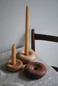 Handmade <b>Brass</b> <b>Candlestick</b> <b>Holder</b> With Round Base And Curved Arm For Home Decoration - Product Image 4