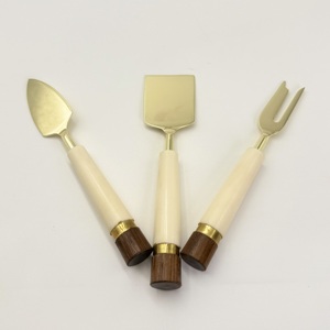 Ensemble de couteaux à fromage en acier inoxydable avec manche en résine, design tendance, fabriqué par R B Overseas, qualité et longévité exceptionnelles - Product Image 4