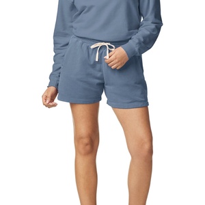 กางเกงขาสั้นชายผ้าฝ้ายลำลองสำหรับเล่นกีฬาชายหาด แห้งเร็ว เอวกลาง ยางยืด ลายเรียบ ระบายอากาศได้ดี ผ้าถัก - Product Image 2