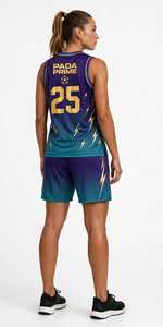 Uniforme de Baloncesto de Poliéster PADA PRIME de Alta Calidad, Textura de Tela Suave, Transpirable, Impresión Digital/Serigrafía Personalizable OEM - Product Image 3