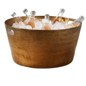 Bee Embossed Design Beverage Tub Food Cans <b>Beer</b> Whisky Chiller Decorative Custom Litre Capacity Ice Cubes Container <b>Bucket</b> 2026 - Product Image 1