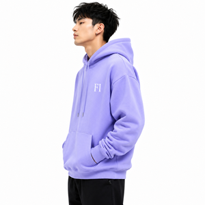 Sweat-shirts à capuche surdimensionnés personnalisés de qualité supérieure pour hommes, marque privée, streetwear, molleton épais, chauds, fournisseur OEM en gros, États-Unis - Product Image 2