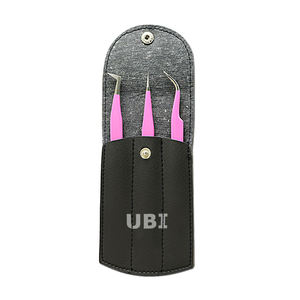 Juego de Pinzas para Cejas de Acero con Alto Contenido de Carbono UBI Professional, con Puntas Puntiagudas Duraderas, Kit de Volumen 3D/6D - Product Image 4