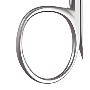 Ciseaux de coupe de fil universels manuels pour chirurgie dentaire, ciseaux courbés, poignée dorée, micro-serrure ergonomique pour gencives dentaires - Product Image 4