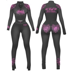 Custom <b>Men</b> <b>Pullover</b> Tracksuit Black Spider Web Printing Hooded Sweatshirt Flare Sweatpants Streetwear Casual 100% Cotton Set - Product Image 5