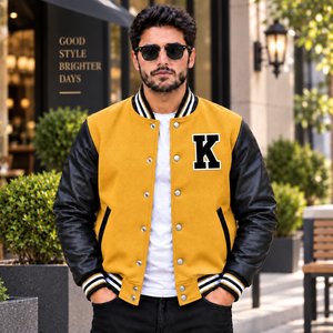 Custom Letterman <b>Jacket</b>, Personalized Varsity <b>Baseball</b> <b>Bomber</b> <b>Jacket</b>, Men <b>bomber</b> <b>jacket</b> - Product Image 1
