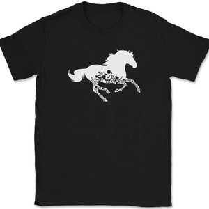 เสื้อยืดขี่ม้าสำหรับผู้ชายและผู้หญิง - Product Image 1
