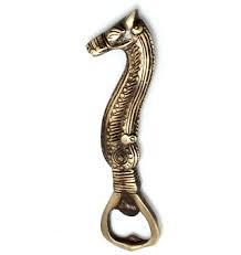 Handcrafted Brass Tribal Design Bottle Opener Sculpted Decorative <b>Bar</b> <b>Tool</b> - Product Image 4