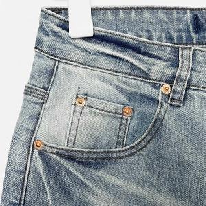 Jeans de Hombre, Corte Bootcut, Cintura Media, Ligeros, 100% Algodón, con Gran Elasticidad, Estilo Vintage, Tejido para Invierno - Product Image 6