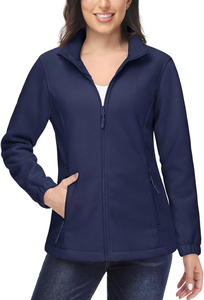 Customized Breathable Polar <b>Fleece</b> <b>Jacket</b> Embroidery Custom Logo for Women-Outdoor Winter Casual <b>Jacket</b> Quick Dry Reversible - Product Image 3