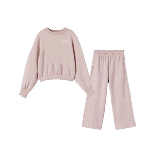 Ensemble de survêtement d'hiver unisexe pour enfants 2025, personnalisable avec logo, vêtements de sport imprimés, meilleur prix de gros - Product Image 1