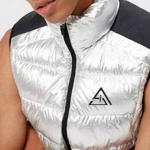 Fabricant de gilets coupe-vent pour hommes, veste matelassée légère et chaude, gilet d'extérieur, vêtements de travail - Product Image 5