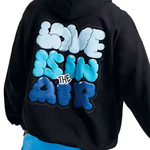 Sweat-shirts à capuche personnalisés avec impression en relief, production OEM pour les labels de streetwear, les grossistes et les détaillants - Product Image 1