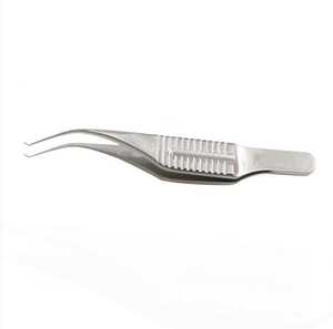 SERGLAB INDUSTRIES Pinzas Oftalmológicas Delicadas de 0.12mm, 1x2 Dientes, Acero Inoxidable, Instrumentos Harms-Colibri, Set de Diagnóstico CE - Product Image 1