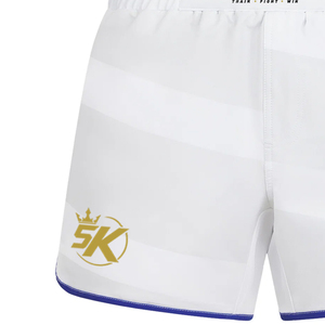 5 KINGZ SPORTS กางเกงขาสั้น MMA สีขาว ระบายความชื้นได้ดี แห้งเร็ว ชุดกีฬาสำหรับผู้ใหญ่แบบไม่จำกัดเพศ - Product Image 5