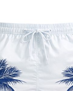 Shorts de Baño Personalizados para Hombre con Estampado de Palmeras, Secado Rápido, Shorts de Playa, Shorts de Verano, Cintura Elástica con Cordón Ajustable, Personalizados OE - Product Image 6