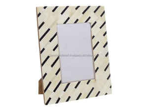 Marco de Fotos Redondo de Estilo Étnico de Lujo, Material de Hueso, Diseño Divertido, Artesanía SAMI, Color y Tamaño Personalizables, Decorativo - Product Image 4