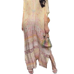 Vestido Kaftan, Pedido Personalizado, Corte Holgado, Largo Completo, Proveedor de Ropa al por Mayor, Fabricante, Fábrica de Producción, Kaftan - Product Image 5