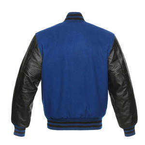 Veste universitaire en laine sur mesure OEM 2025 pour hommes, broderie rose, haute qualité, 100% laine, style vintage, col à capuche, taille XL, hiver - Product Image 3