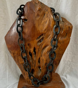 Collier en corne de buffle naturelle, tendance et personnalisé, pour enfants et femmes, idéal pour les fêtes. - Product Image 6