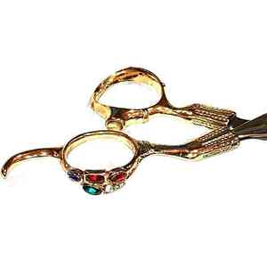 Tijeras de Peluquería Profesionales de Acero Inoxidable con Punta Afilada, Mango de Cerámica, 28 Dientes, para Diestros, Diseño de Dragón, para Salón de Belleza - Product Image 4