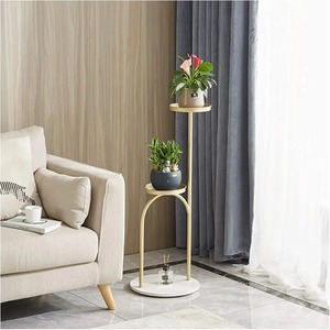Pot de fleurs en métal de qualité supérieure, pour l'intérieur et l'extérieur, jardin, patio, balcon, maison, décoratif, résistant à la rouille, récipient pour plantes - Product Image 2