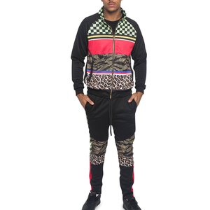 Custom Distress <b>Embroidery</b> Logo High Quality Sweatpants And Hoodie Tracksuit <b>Set</b> Men Distressed <b>Embroidery</b> Track Suit - Product Image 1