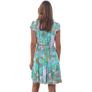 Vestido Mini Casual Estampado para Mujer, Ropa de Playa para Vacaciones - Product Image 4