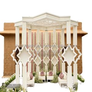 Trending Durable Outdoor <b>Wedding</b> Mandap Decorations Fiber Reinforced Plastic for Indoor/Outdoor Use Elegant Stylish for Your - Product Image 1