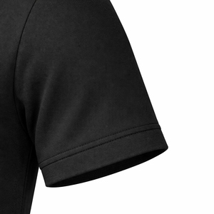 Premium Quality Men's Solid <b>Black</b> <b>Polo</b> <b>Shirts</b> Short Sleeve Custom Logo Embroidery Business Casual Wear OEM Supplier - Product Image 6