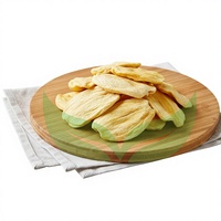 Hoogwaardige biologische gevriesdroogde jackfruitplakjes, gedroogd, knapperig, licht, 100% jackfruit, natuurlijk zoet, exportkwaliteit, bulk, vacuüm verpakt