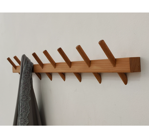 Top Quality Wood Hook Hanger Wall Mounted Handmade <b>Rustic</b> Hat Hooks Wood Wall Hooks Rack Railing Best Price - Product Image 6