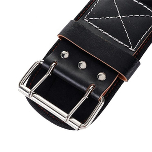2026 High Quality Hot Selling Custom Wholesale Breathable Leather Weightlifting Waist Belt With Custom Logo - Product Image 3