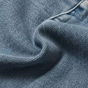 กางเกงยีนส์เดนิมผ้ายืดผสมคอตตอน ทรงพอดีตัว ทนทาน สวมใส่สบาย กางเกงยีนส์ผู้ชายลำลอง แฟชั่นกางเกงเดนิม - Product Image 3