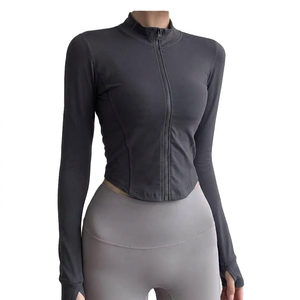 Top Deportivo Ajustado de Color Sólido, Transpirable, para Yoga, de Venta Caliente para Mujer - Product Image 1
