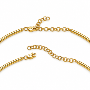 Collier ras-de-cou solitaire minimaliste en or massif 14 carats avec diamant de laboratoire taille émeraude, bijoux fins personnalisés pour femme - Product Image 6