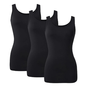 Débardeur en jersey pour femme à prix abordable, avec logo personnalisé sur le devant, respirant, en stock - Product Image 6