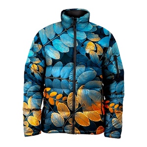 Chaqueta cortavientos sublimada personalizada para hombre 2023, ropa para exteriores con cuello levantado para invierno, primavera, estilo Bombardero - Product Image 1