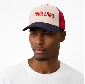 Gorra Trucker de 5 Paneles con Logotipo Bordado Personalizado, Gorra de Béisbol de Malla con Visera Curva, Gorra Snapback Estructurada - Product Image 3