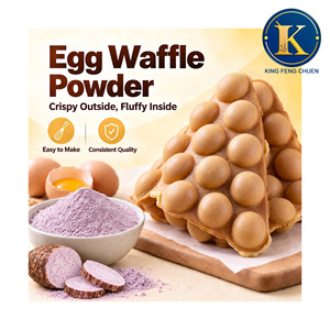 Poudre de gaufres aux œufs de taro de Taïwan de qualité supérieure 1KG King Feng Chuen TW certifiée HACCP ISO22000 - Product Image 1