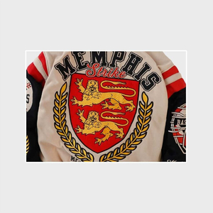Letterman <b>Jackets</b> Durable Wool Leather Varsity <b>Jackets</b> Custom Team Logo Streetwear OEM Wholesale Supply - Product Image 4