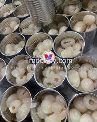 Lychees en conserve bio Viet Delta Good Taste, 100% lychees frais du Vietnam, sans noyau, en sirop, qualité 1, 10oz/20oz/30oz/108oz - Product Image 2
